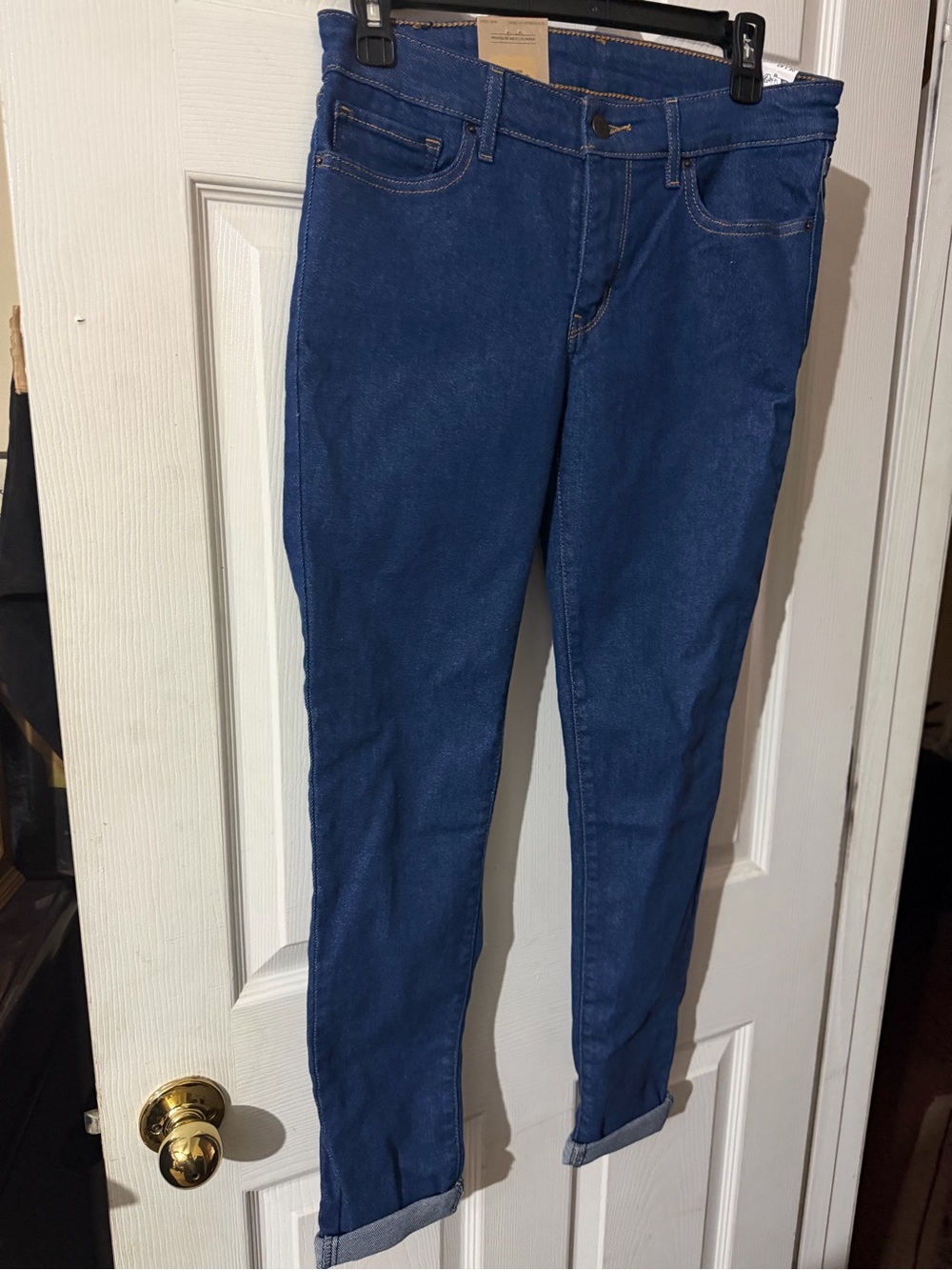 Levi's 711 Skinny Dark Blue Denim Jeggings